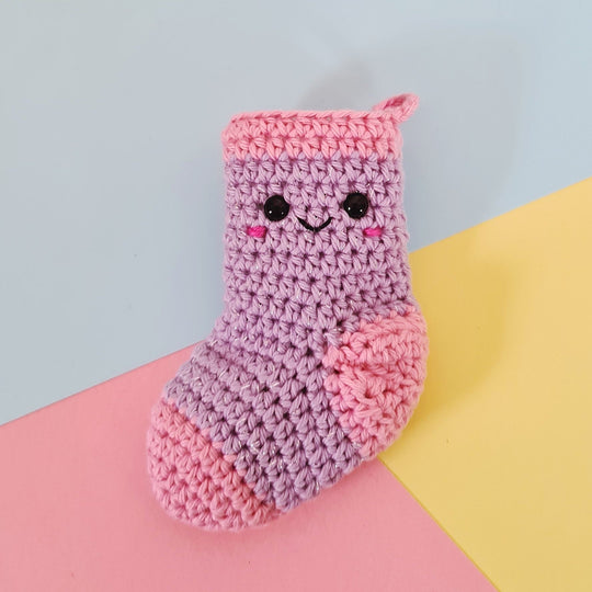 Kawaii Christmas Stocking - Ornament