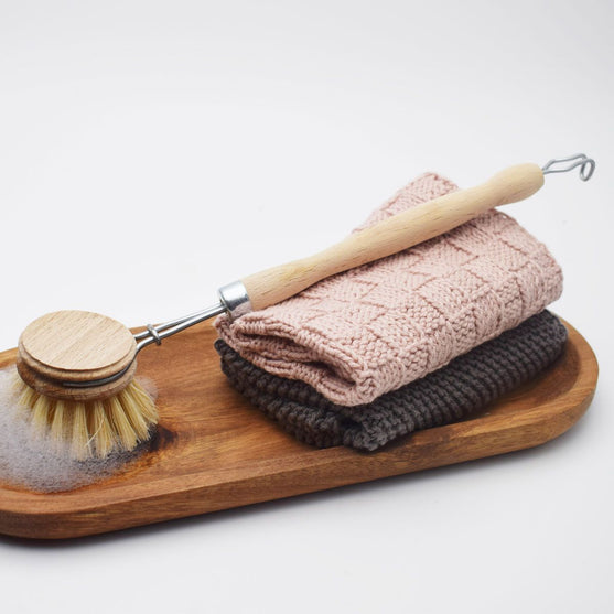 

Knit Dishcloth - Basket Stitch
1