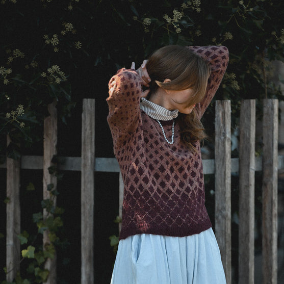 

Maggie Rustic - Sweater with colorwork
3