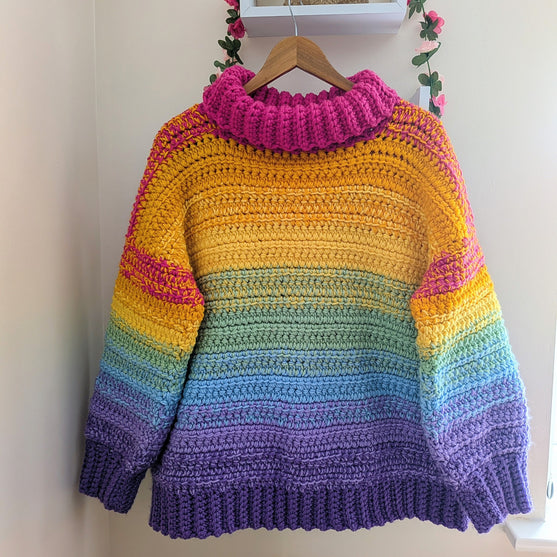 

Cosy Rainbow Jumper
1