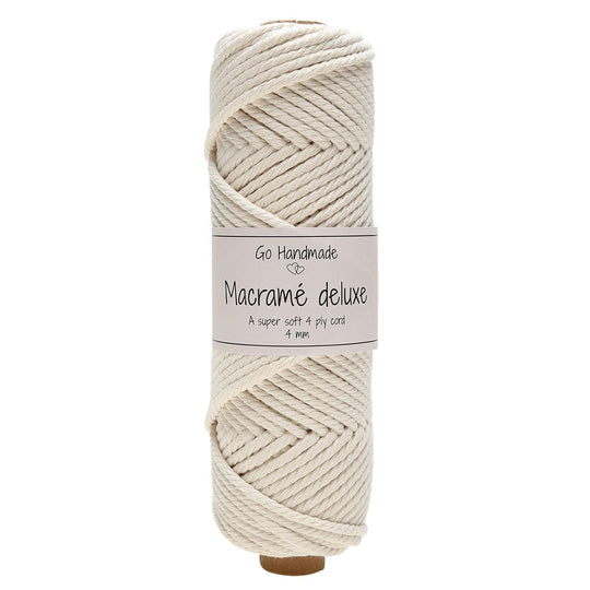Macramé Deluxe, 4mm - Go Handmade