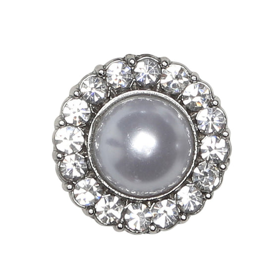 

Boutons Perle avec Pierre - Argent - Plusieurs Tailles - Go Handmade
3