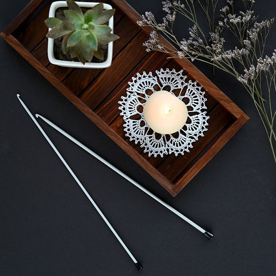 

Aluminum Afghan/Tunisian Crochet Hook - KnitPro
2