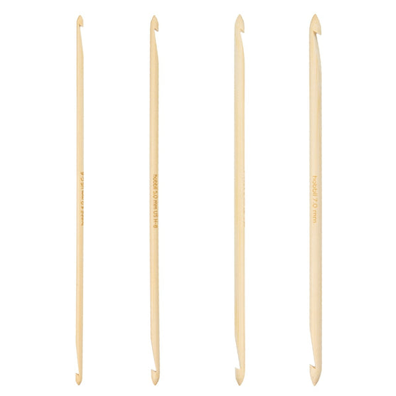 

Bamboo Double Ended Tunisian Crochet Hook Set - 20 cm (8 in) - Hobbii
1