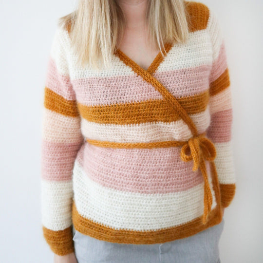 Cherry Blossom - Wrap cardigan