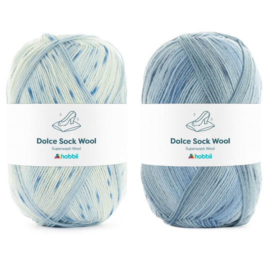 Dolce Sock Wool Dots - Hobbii