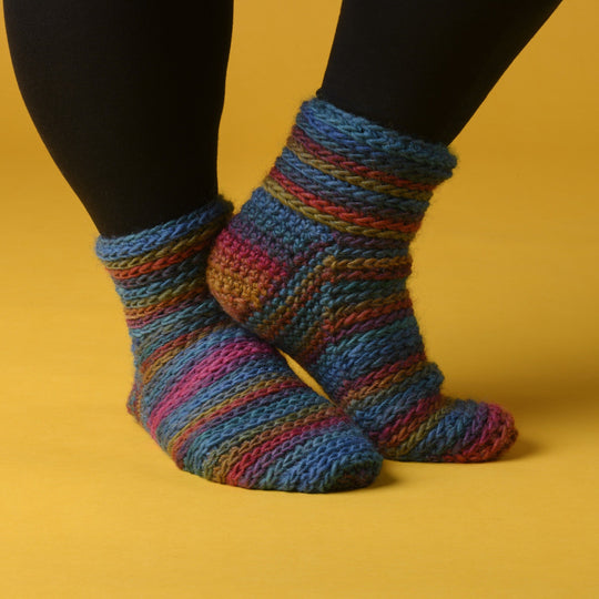 Glomma - Crocheted Socks