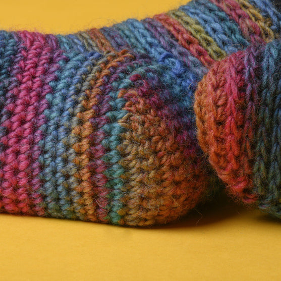 

Glomma - Crocheted Socks
3