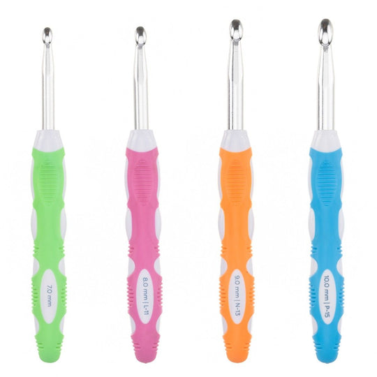 Duo Touch Crochet Hook set - 4 sizes - Hobbii