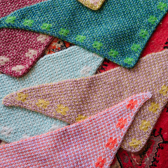 Pressed Flowers Kerchief - Mosaic Bandana