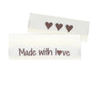 

10 Etiquettes - Made with love - 5 cm - Go Handmade
1