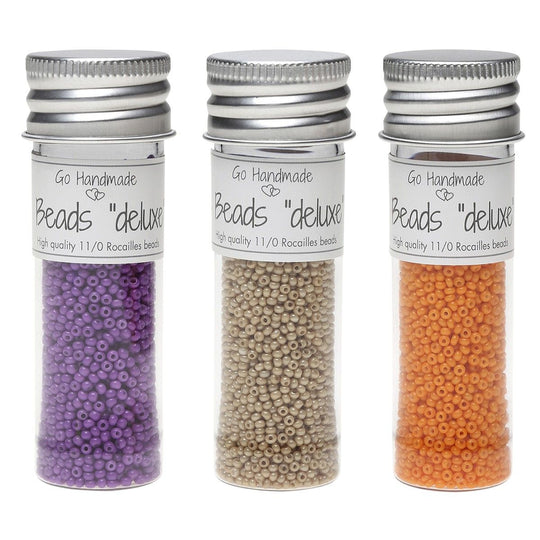 Glass Beads - 30 g (1 oz) - Go Handmade