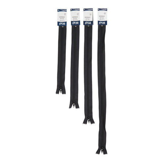 Zipper Spiral 4 mm – Black