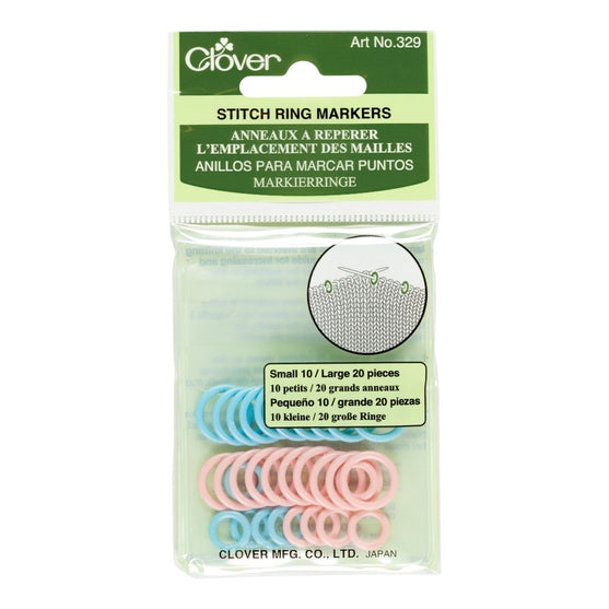 

Stitch Ring Markers - Clover
2