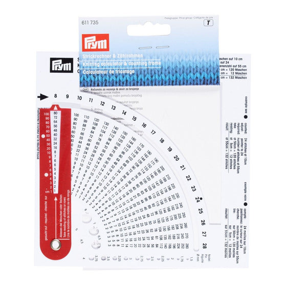 

Calculateur de tricotage - Prym
2