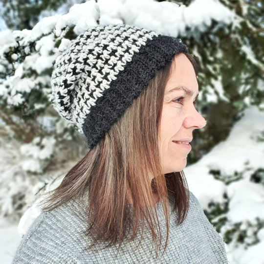 Houndstooth Harmony - Hat