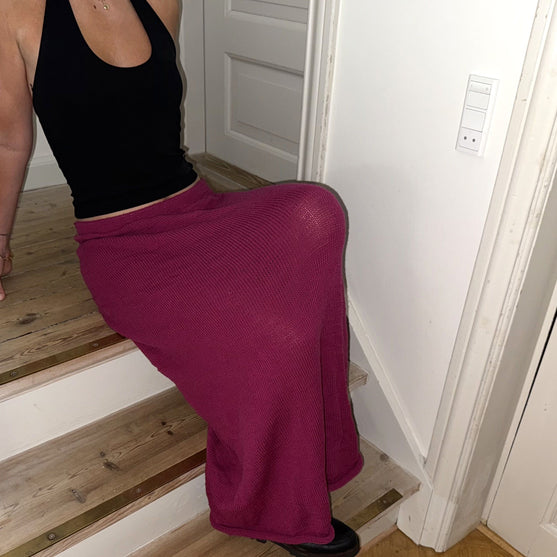 

Jupe maxi en A - Jupe maxi taille bass
1