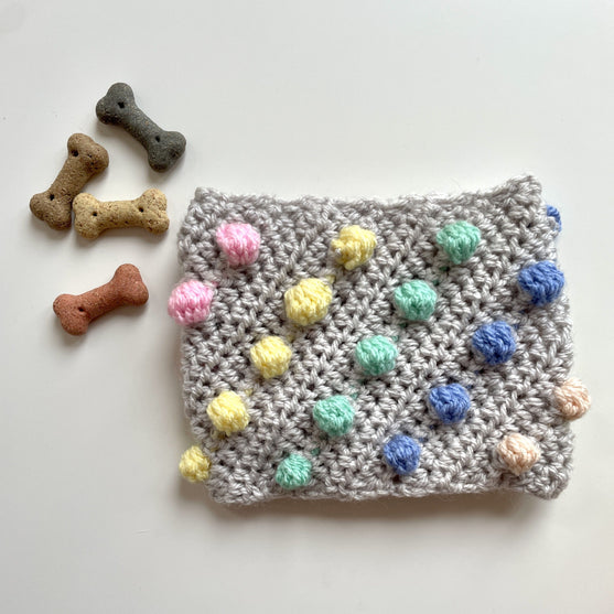 

Rainbow Bobble - Snood
2