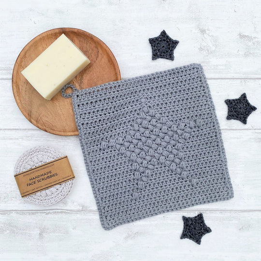Loopy Star - Washcloth