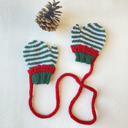 Baby Elf - Decoration Mittens
