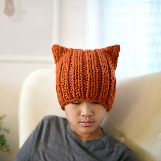 Chunky Cat - Hat - Knit