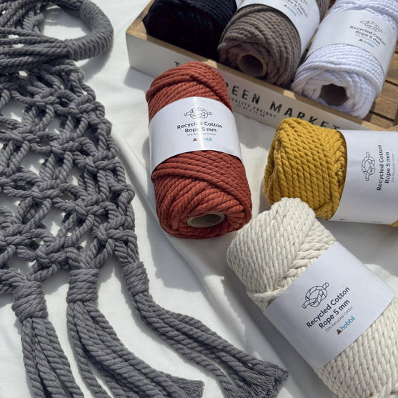 

Recycled Cotton Rope (5 mm - 0.19 in) - Hobbii
2