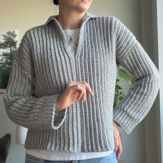 Evelyn - Pull en côtes