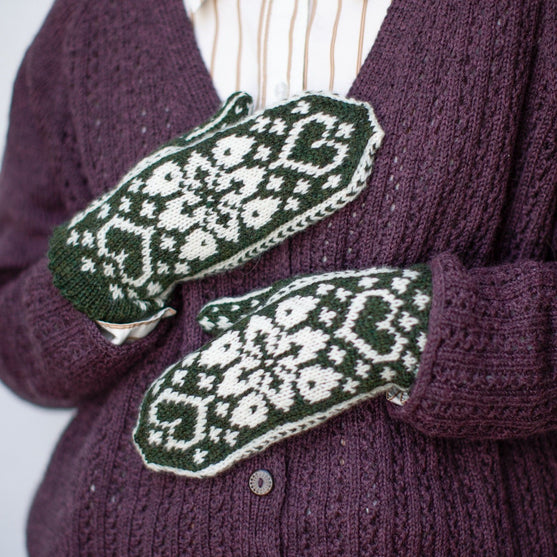 

1er dimanche de l'Avent - Tricot - Powder Flower - Mitaines
4