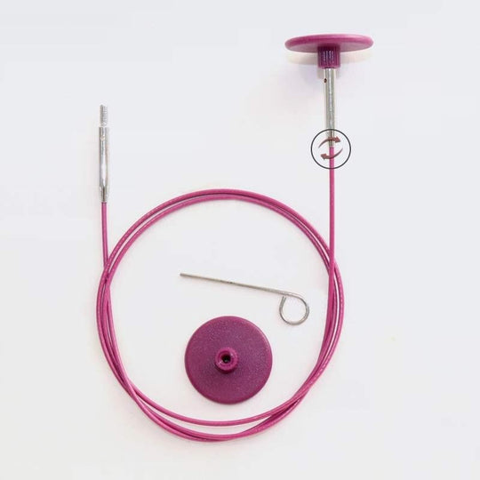 Câble Swivel - Purple - KnitPro
