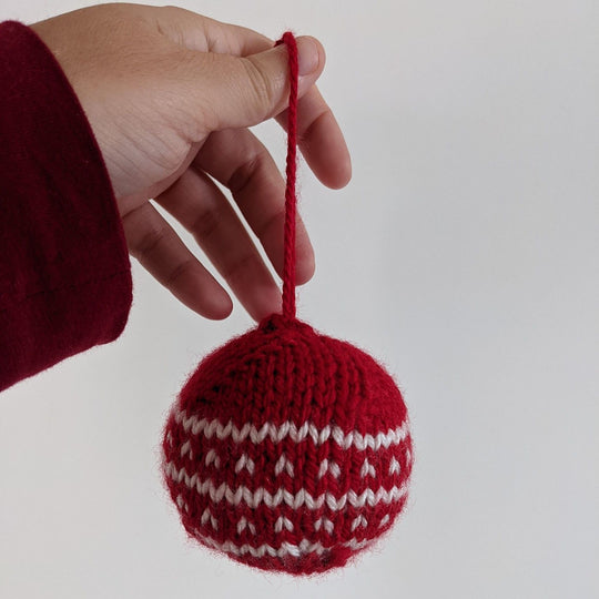 Knitmas bauble - Christmas decoration
