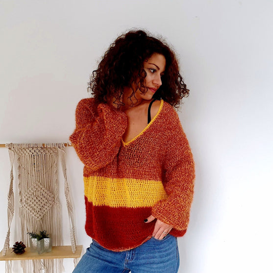 

Rusty Gold Sweater
3