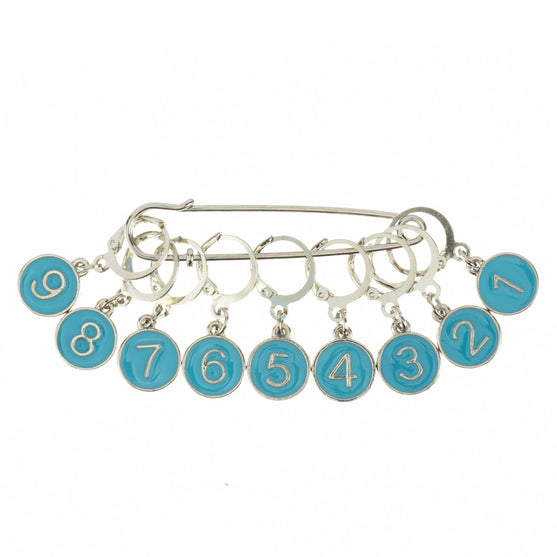 

Stitch Markers w/Numbers and a Shawl Pin - Hobbii
1