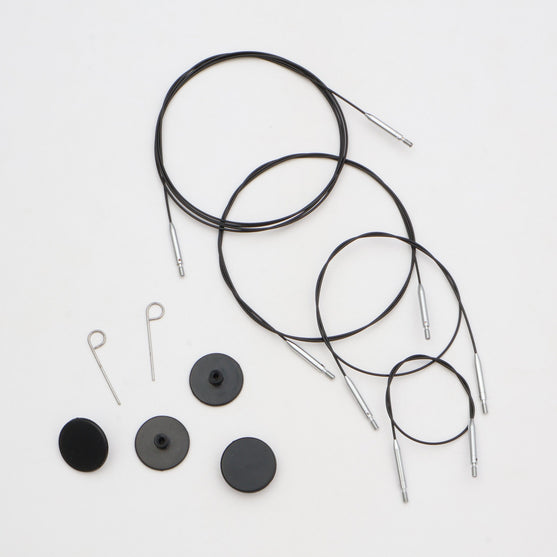 

Swivel Thin & Flex Cable - Black - KnitPro
1