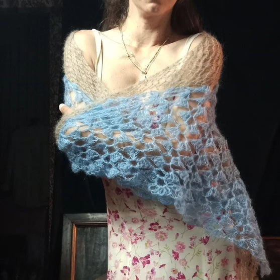 

Wispy Desert Breeze - Shawl
5