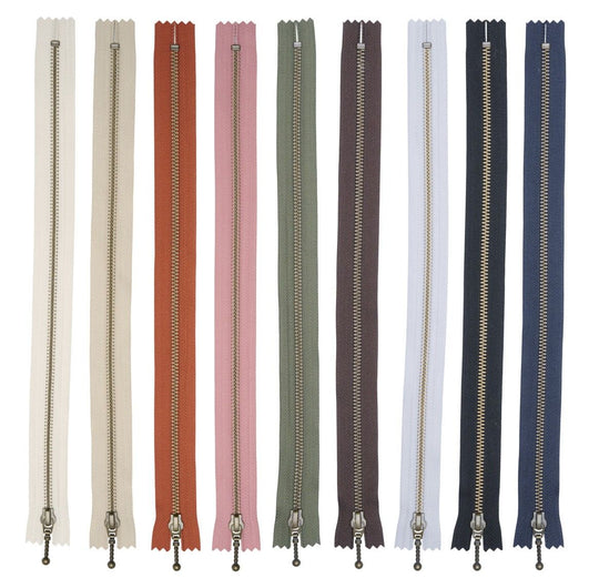 Fermeture éclair - Laiton antique - YKK